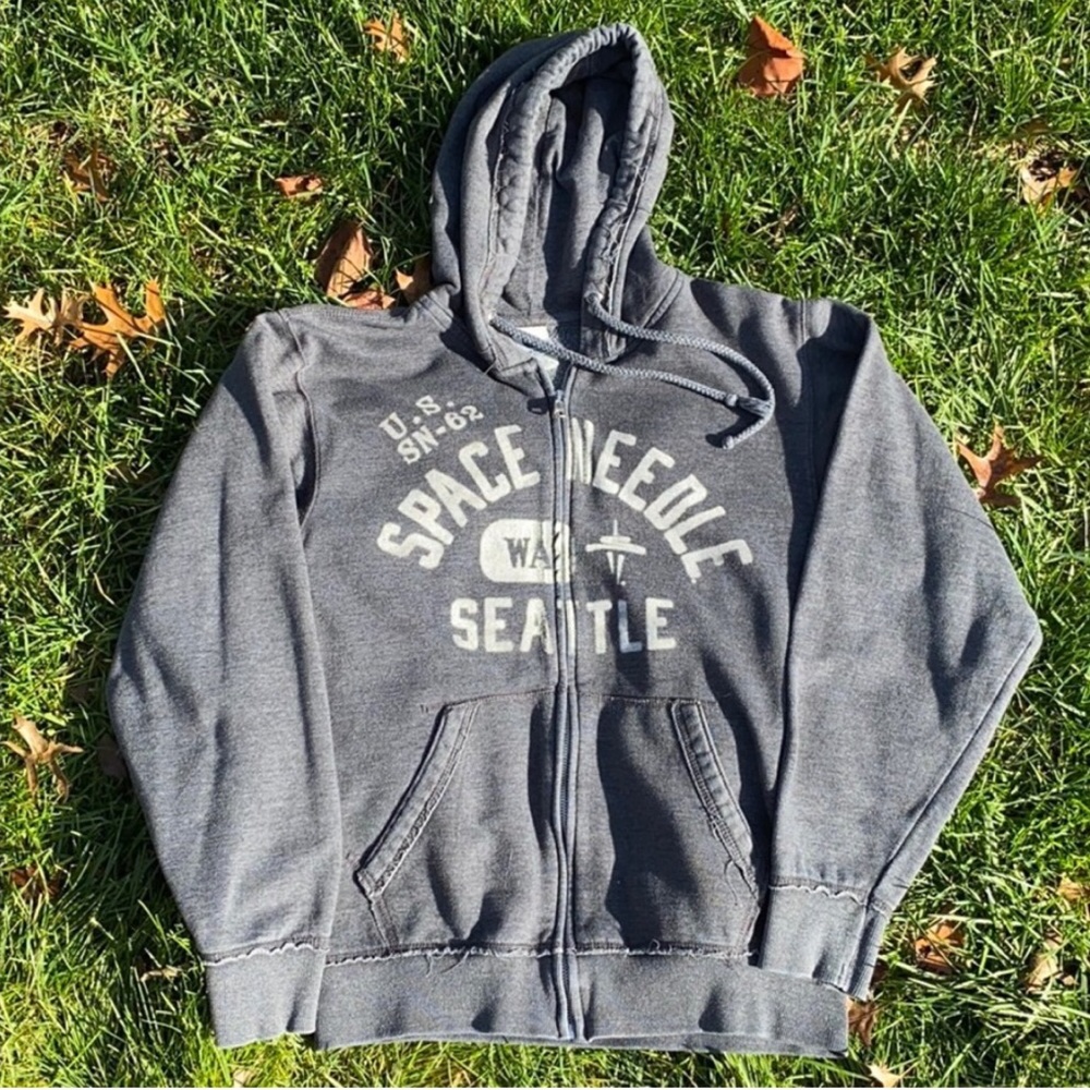 Seattle Space Needle Sweatshirt Jacket